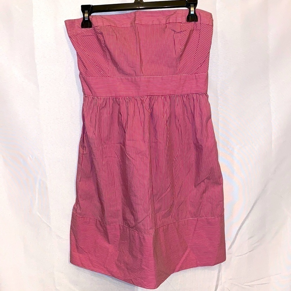 Zara Basic Striped Mini Dress - image 1